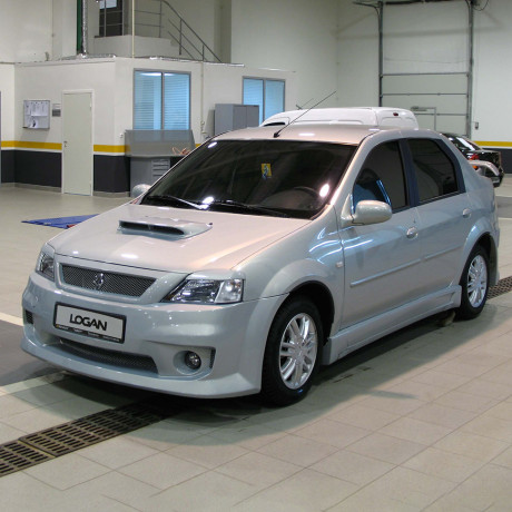 Накладка на капот "Power DM 2" для Renault Logan купить недорого с доставкой в Канск