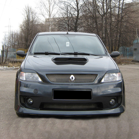 Накладка на капот "Power DM 2" для Renault Logan купить недорого с доставкой в Канск