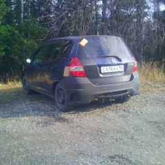 Бампер задний "Luckystar" для Honda Fit GD