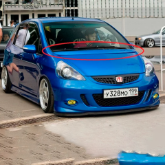 Накладка на капот "Fabolous" для Honda Fit GD