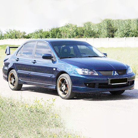 Накладки на пороги "Sport 2.0" для Mitsubishi Lancer IX (2006-2009) купить недорого с доставкой в Канск