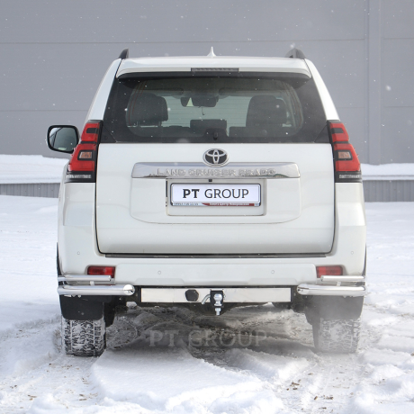 ТСУ /съемный квадрат/ с НЕРЖ накладкой TOYOTA LAND CRUISER Prado 150 2009-/ LC Prado 120 2002-2009/ LEXUS GX 460 2010-2013 купить недорого с доставкой в Канск