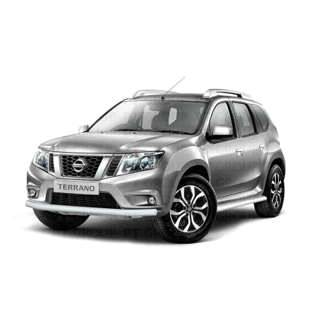 Защита переднего бампера одинарная d63мм ИСКРА (ППК) RENAULT Duster 2016-/ NISSAN Terrano 2014- купить недорого с доставкой в Канск