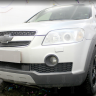 Защита радиатора "Standart" Chevrolet Captiva (2006-2011) низ, чёрная купить недорого с доставкой в Канск