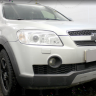 Защита радиатора "Standart" Chevrolet Captiva (2006-2011) низ, чёрная купить недорого с доставкой в Канск