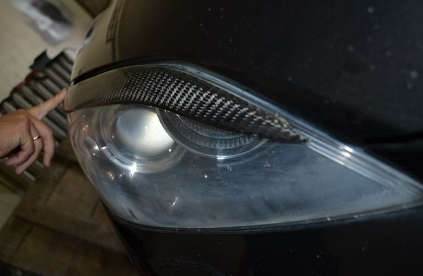 Реснички Карбоновые Mazda 3 (Hatchback) (МПС) купить недорого с доставкой в Канск