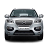 Защита переднего бампера двойная d63/51мм ШАГРЕНЬ (ППК) LIFAN X60 (2012-2016 г.в.) купить недорого с доставкой в Канск
