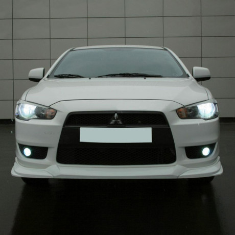 Накладка на передний бампер "GT" для Mitsubishi Lancer X купить недорого с доставкой в Канск