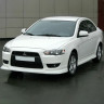 Накладка на передний бампер "GT" для Mitsubishi Lancer X купить недорого с доставкой в Канск