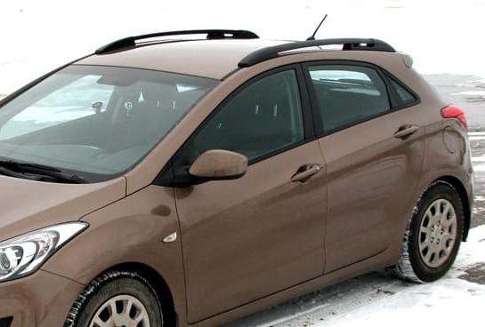 Рейлинги Hyundai i30 (2011-2017) Чёрный купить недорого с доставкой в Канск