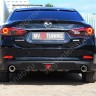 Диффузор заднего бампера var №1 (ровный + стоп сигнал) для Mazda 6 (2013-н.в.) купить недорого с доставкой в Канск