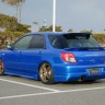 Накладки на задний бампер "Liberal" Subaru Impreza (Кузова GGA, GGB) купить недорого с доставкой в Канск