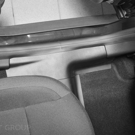 Накладки на ковролин задние (2 шт) (ABS) RENAULT Duster (2021-н.в.) купить недорого с доставкой в Канск