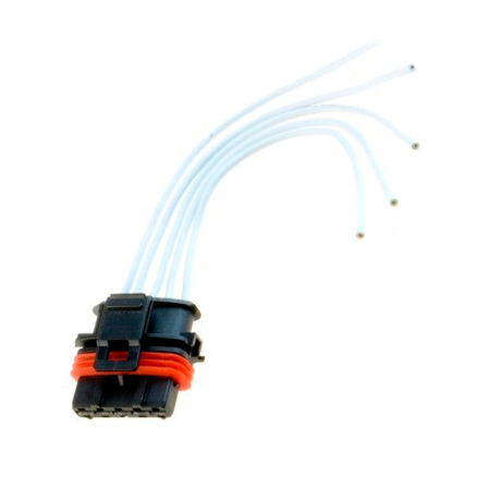 Разъем к датчику массового расхода воздуха BOSCH для B@3 2108-21099, 2110-2112, 2113-2115, 21214 (с проводами сечением 0,5 кв.мм, длина 120 мм) купить недорого с доставкой в Канск