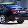Диффузор заднего бампера var №3 (ровный) для Mazda 6 (2013-н.в.) купить недорого с доставкой в Канск