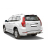 Защита заднего бампера «Уголки» (d63.5) Haval H9(Нерж. Сталь) купить недорого с доставкой в Канск