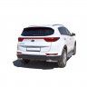 Защита заднего бампера «Уголки» (d51) для Kia Sportage (2016-н.в.)(Окрашенное) купить недорого с доставкой в Канск