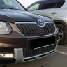 Зимний экран нижний, (текстурный пластик) для Skoda Yeti Outdoor (2013-2018) купить недорого с доставкой в Канск