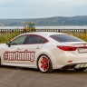 Диффузор заднего бампера var №4 (с килями) для Mazda 6 (2013 - н.в.) купить недорого с доставкой в Канск