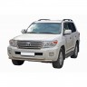 Защита порогов «Труба» (d40) для Toyota Land Cruiser 200 (2013-2015)(Окрашенное) купить недорого с доставкой в Канск
