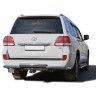 Защита заднего бампера «Каскад» для Toyota Land Cruiser 200 (2007-н.в.)(Окрашенное) купить недорого с доставкой в Канск