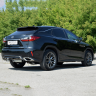 ТСУ /съемный квадрат/ с НЕРЖ накладкой LEXUS RX (кроме Long) 2015-2019/ F-Sport 2015-2019 купить недорого с доставкой в Канск
