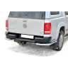 Защита заднего бампера «Уголки двойные» (d63,5) для Volkswagen Amarok (2010-2016)(Нерж. Сталь) купить недорого с доставкой в Канск