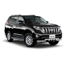 Защита переднего бампера двойная с зубьями d63/63мм (НПС) Toyota Land Cruiser Prado 150 (2013-2016 г.в.) купить недорого с доставкой в Канск
