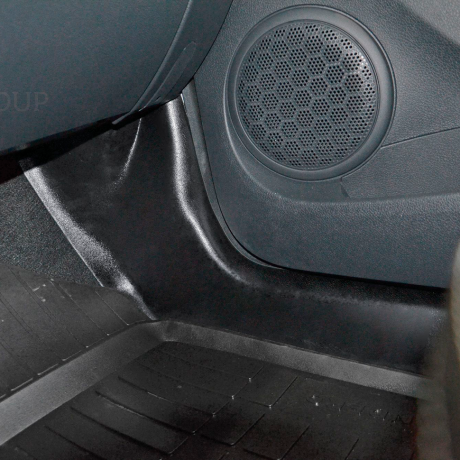 Накладки на ковролин (6шт) (ABS) RENAULT LOGAN (2014-н.в.) купить недорого с доставкой в Канск