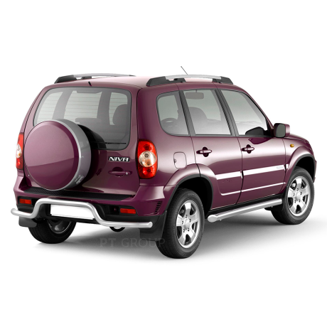 Защита заднего бампера d51мм "Волна" (НПС) CHEVROLET Niv@ (2009-2020 г.в.) купить недорого с доставкой в Канск