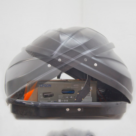 Автобокс YUAGO Avatar (тиснение) (EuroLock) двусторонний, черный, 460л купить недорого с доставкой в Канск