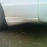 Накладки (клыки) на задний бампер (сток) Toyota Cresta 90 купить недорого с доставкой в Канск