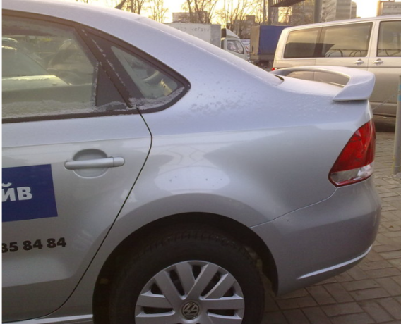 Спойлер высокий для VW Polo Sedan (2010-2020) купить недорого с доставкой в Канск