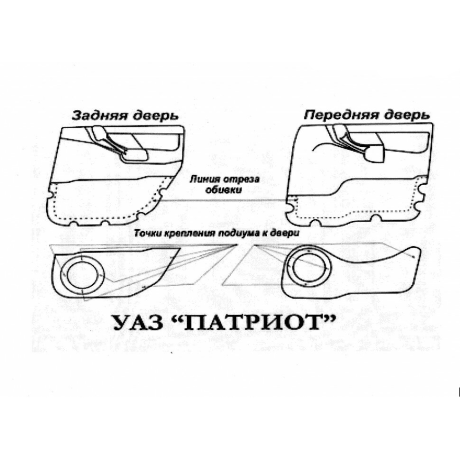 подиумы У@З 3163 p@triot до 2013 г. в. (под динамик 16см) купить недорого с доставкой в Канск