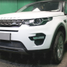Защита радиатора "Standart" Land Rover Discovery Sport (2014-2019) чёрная купить недорого с доставкой в Канск