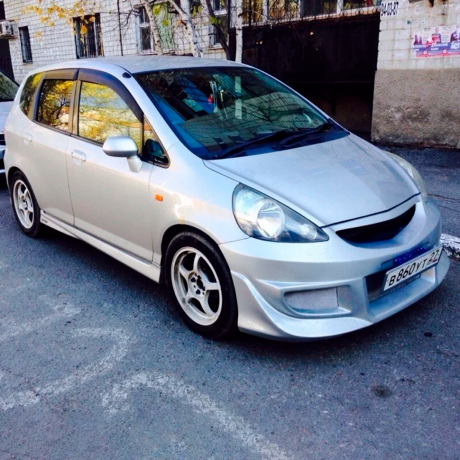 Накладки на пороги "Modulo" для Honda Fit GD купить недорого с доставкой в Канск