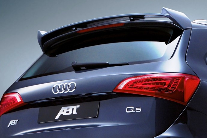 Спойлер (АнтиКрыло) (в комплекте с эмблемой ABT) в стиле "ABT" для Audi Q5 (2008-2012) купить недорого с доставкой в Канск