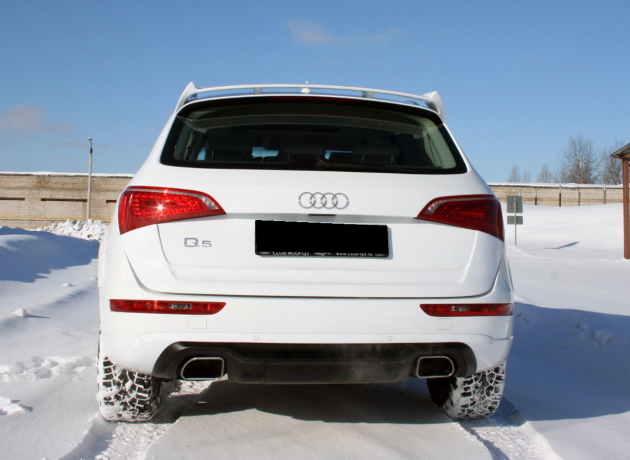 Спойлер (АнтиКрыло) (в комплекте с эмблемой ABT) в стиле "ABT" для Audi Q5 (2008-2012) купить недорого с доставкой в Канск