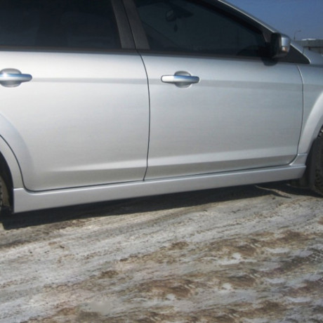 Накладки на пороги "F-1" для Ford Focus 2 (2004-2008 г.в.) купить недорого с доставкой в Канск