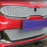 Защита радиатора "PREMIUM" Kia Stinger (2017-н.в.) низ, хром купить недорого с доставкой в Канск