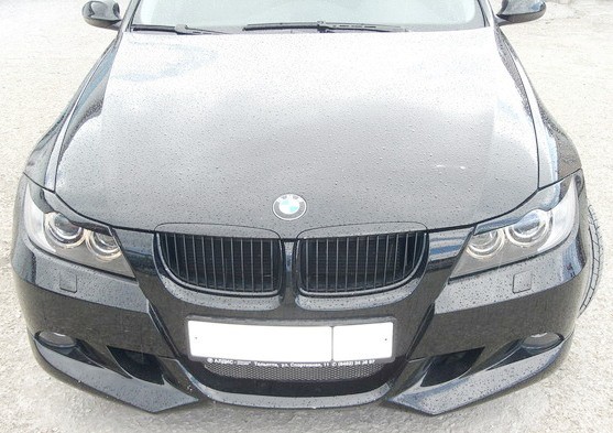 Накладки на фары (реснички) для BMW 3 Series (E90) (2005-2012) купить недорого с доставкой в Канск