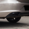 Имитация выхлопа BLACK (черный глянец) для Volkswagen Polo Liftback (2020-2023) купить недорого с доставкой в Канск
