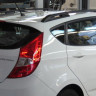 Рейлинги для Hyundai Solaris (2011-2017) хэтчбек Чёрный купить недорого с доставкой в Канск