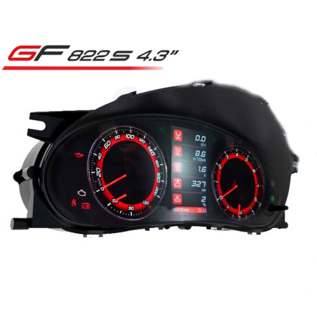 комбинация приборов gf 822s 4.3" для b@3 2110-2112 (c новой панелью), 1117-1119 l@da K@LIN@, 2170-2172 l@da prior@ (синие ореолы) купить недорого с доставкой в Канск