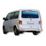 Защита заднего бампера «Уголки двойные» (d63,5) для Volkswagen Transporter T5 (2009-2015)(Нерж. Сталь) купить недорого с доставкой в Канск