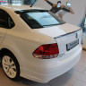 Накладка (юбка) заднего бампера для Volkswagen Polo Sedan (5 gen)(2010-2015) купить недорого с доставкой в Канск