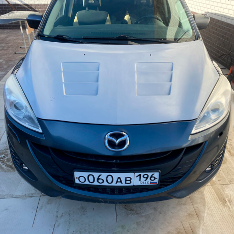 Капот пластиковый с воздухоотводами "Elixir style" для Mazda 5 купить недорого с доставкой в Канск