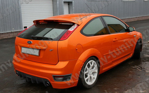 Спойлер (стоп-сигнал в к-т не входит) в стиле "ST" для Ford Focus 2 (хэтчбек 3-5D)(2004-2011) купить недорого с доставкой в Канск
