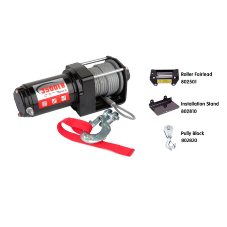 Лебедка для квадроцикла "Master Winch" PM3500, электрическая, 12В купить недорого с доставкой в Канск