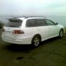 Накладки (клыки) на задний бампер (сток) Toyota Caldina (210) купить недорого с доставкой в Канск